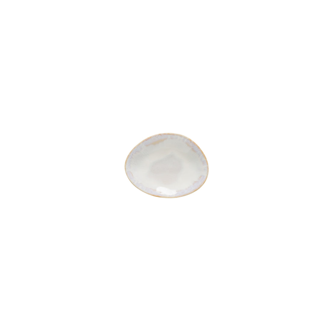 Brisa White Oval Mini Plate