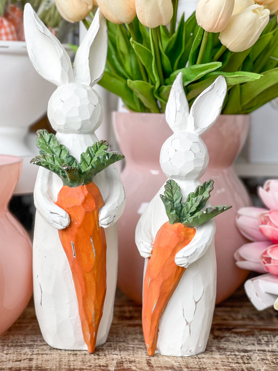 Carved Bunny With Carrot