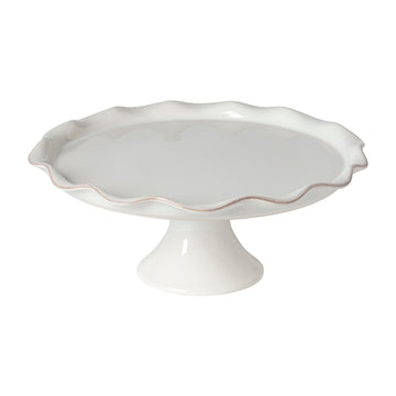 Casafina Cook And Host 11 Inch Ruffled Footed Plate
