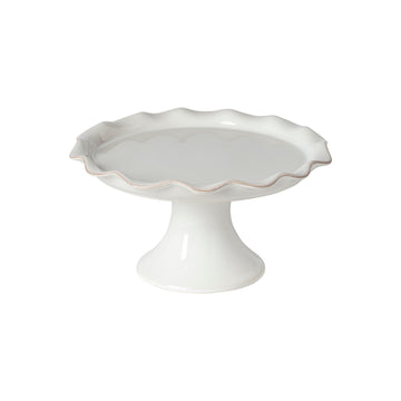 Casafina Cook And Host 9 Inch Ruffled Footed Plate