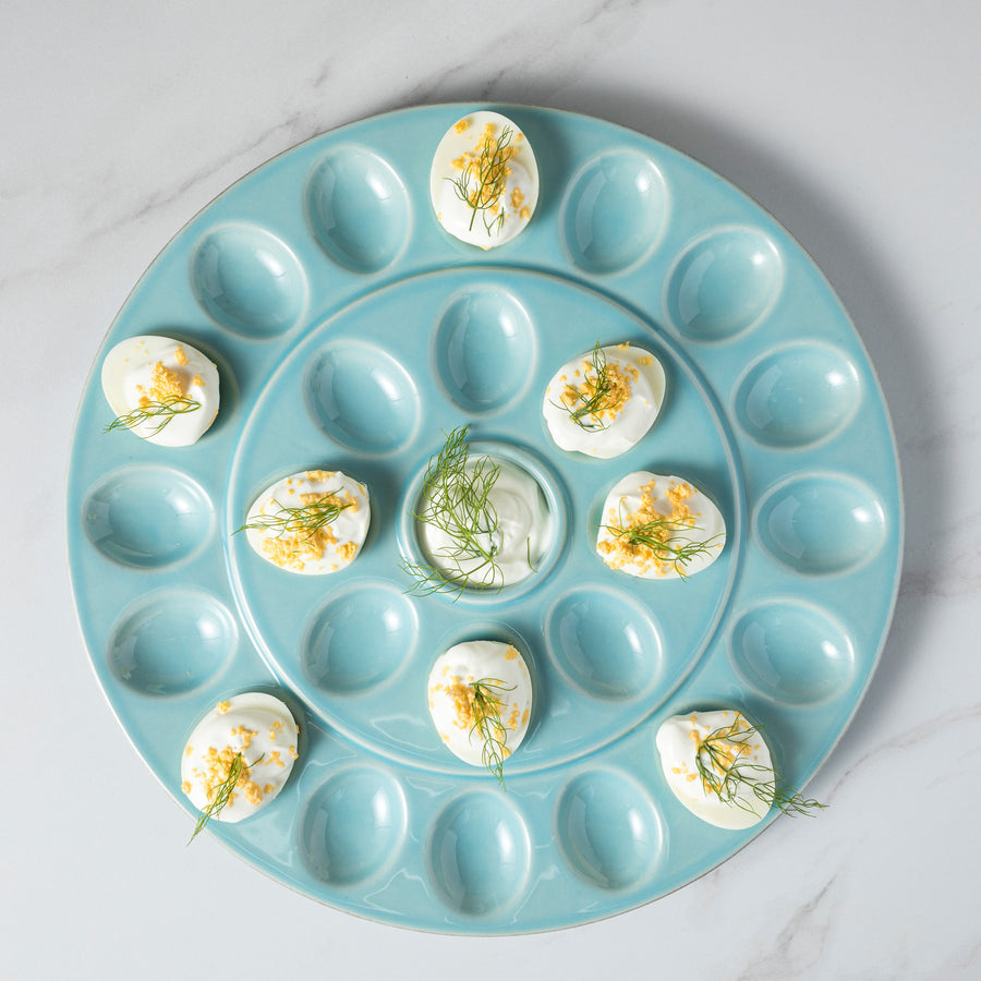 Casafina Cook And Host Blue Egg Platter