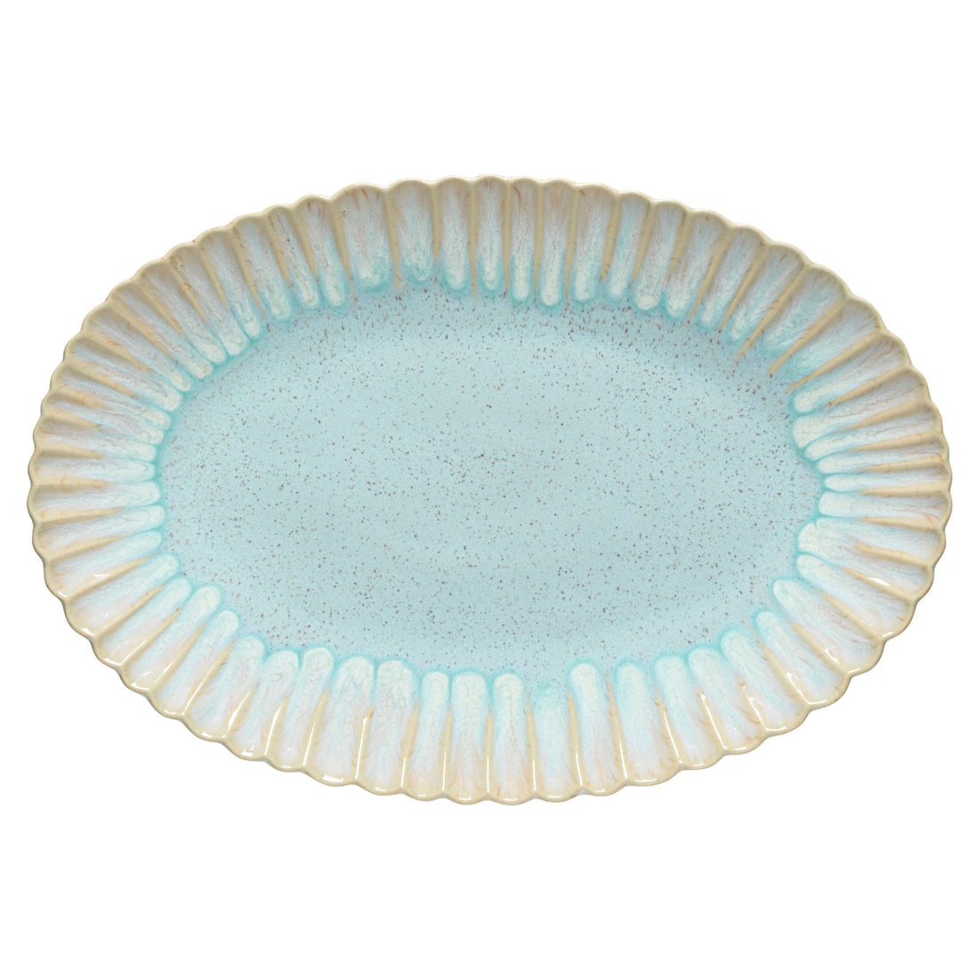 Casafina Mallorca Sea Blue Large Oval Platter
