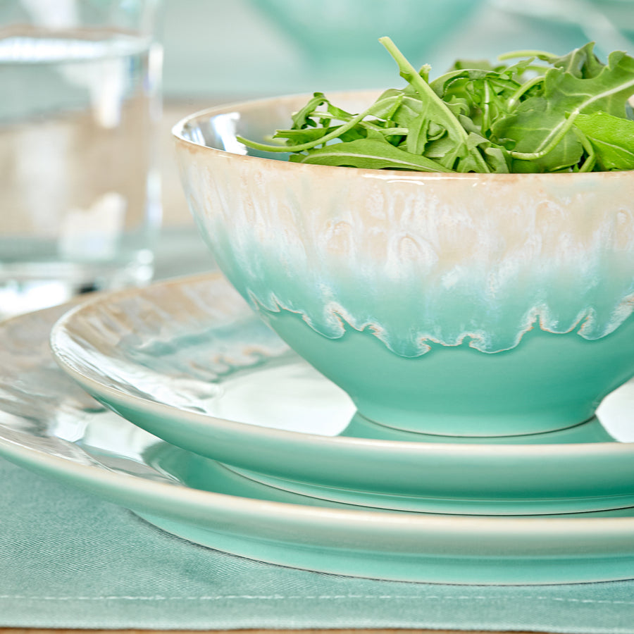 Casafina Taormina Aqua Salad Plate