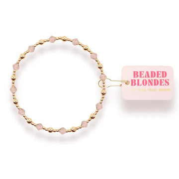 Champagne June Beaded Blondes Bracelet