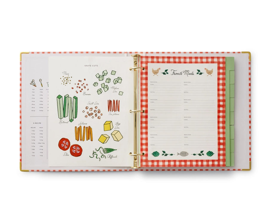 Rifle Paper Co Cherry Farm Recipe Binder