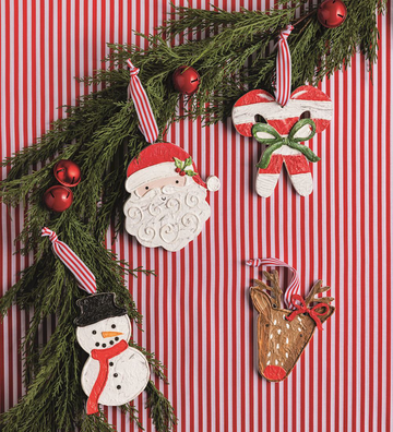 Christmas Wood Painted Ornament