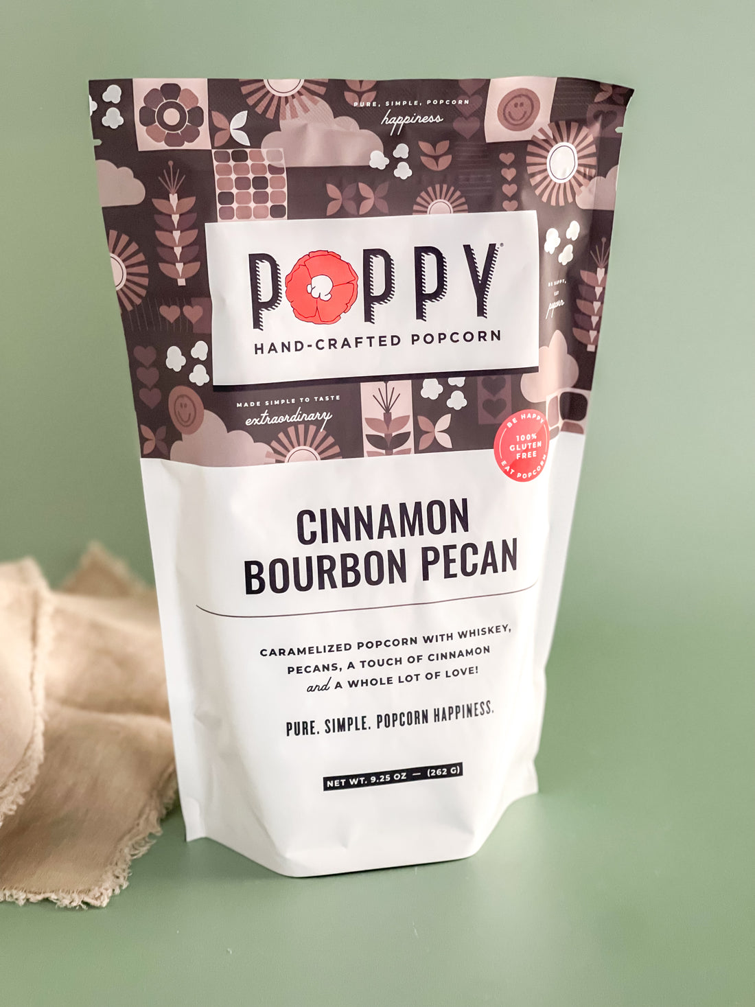 Cinnamon Bourbon Pecan Popcorn