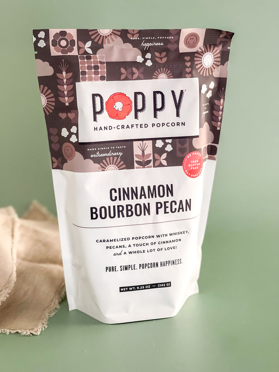 Cinnamon Bourbon Pecan Popcorn