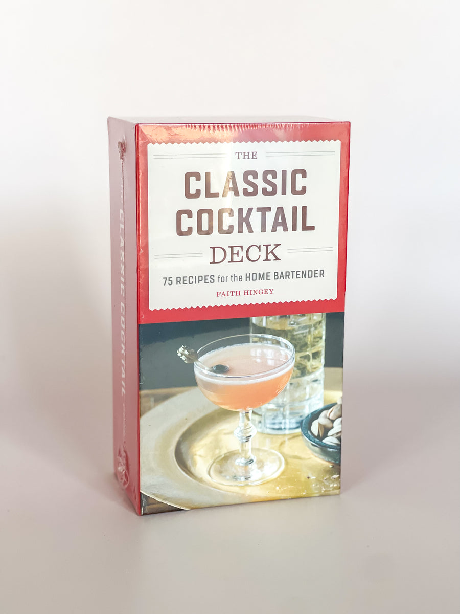 Classic Cocktail Deck Of Recipes