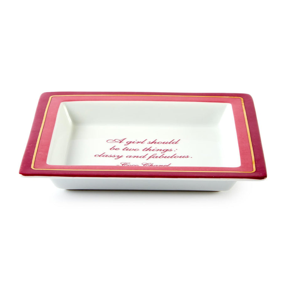 Classy And Fabulous Trinket Tray