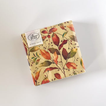 Colorful Autumn Cocktail Paper Napkins