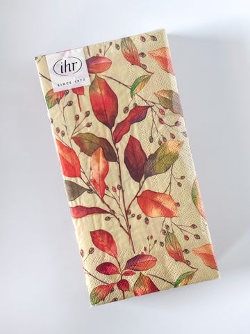 Colorful Autumn Paper Guest Towel
