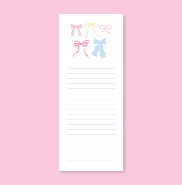 Colorful Bow Notepad