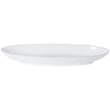 Costa Nova Livia White Medium Oval Platter