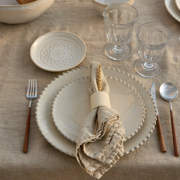 Costa Nova Pearl Cream Dinner Plate