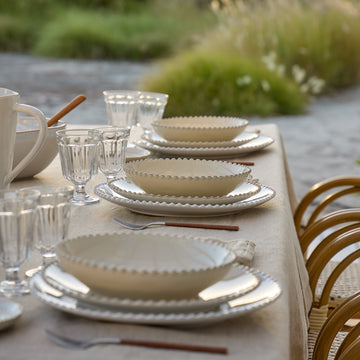Costa Nova Pearl Cream Pasta Bowl