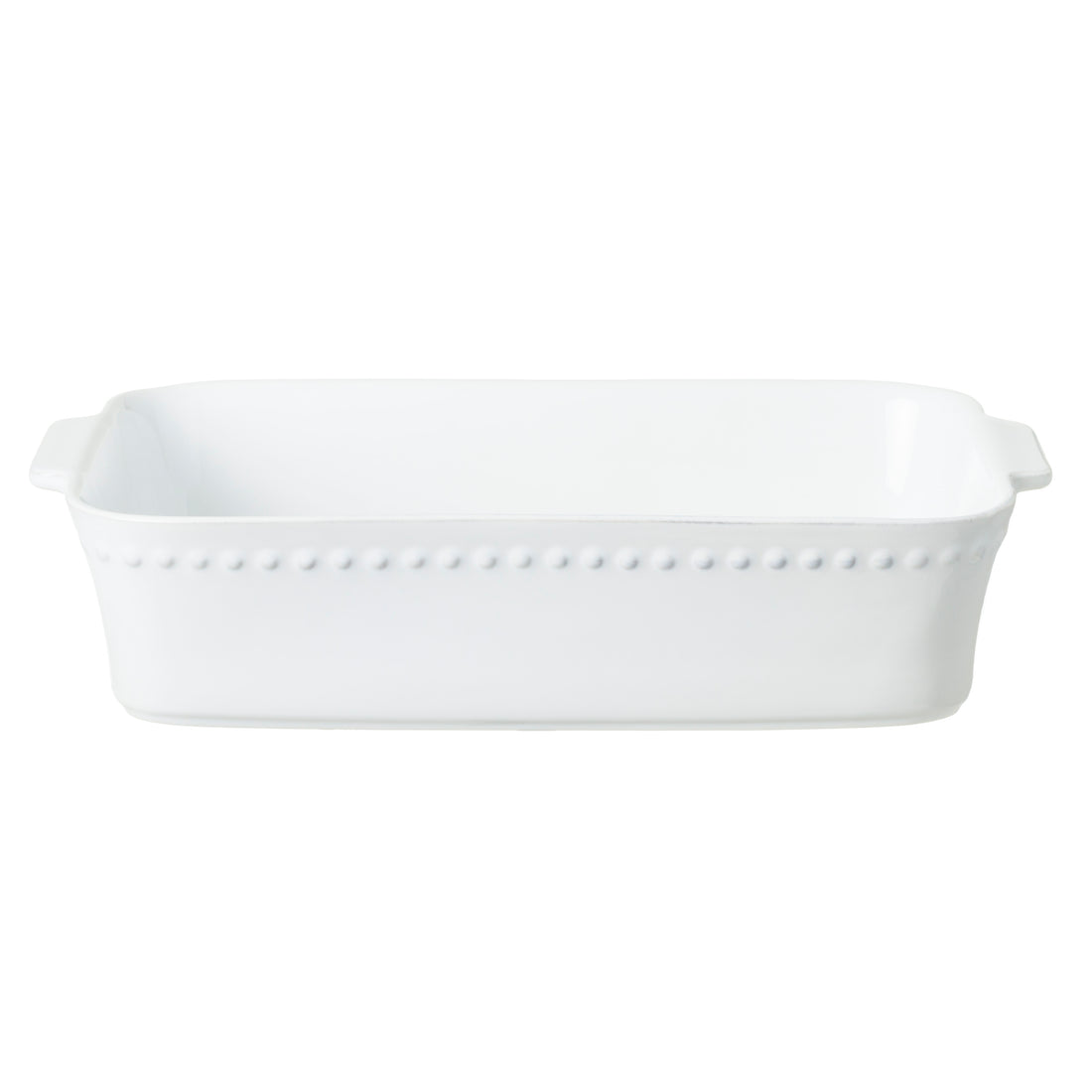 Costa Nova Pearl White Large Rectangular Baker