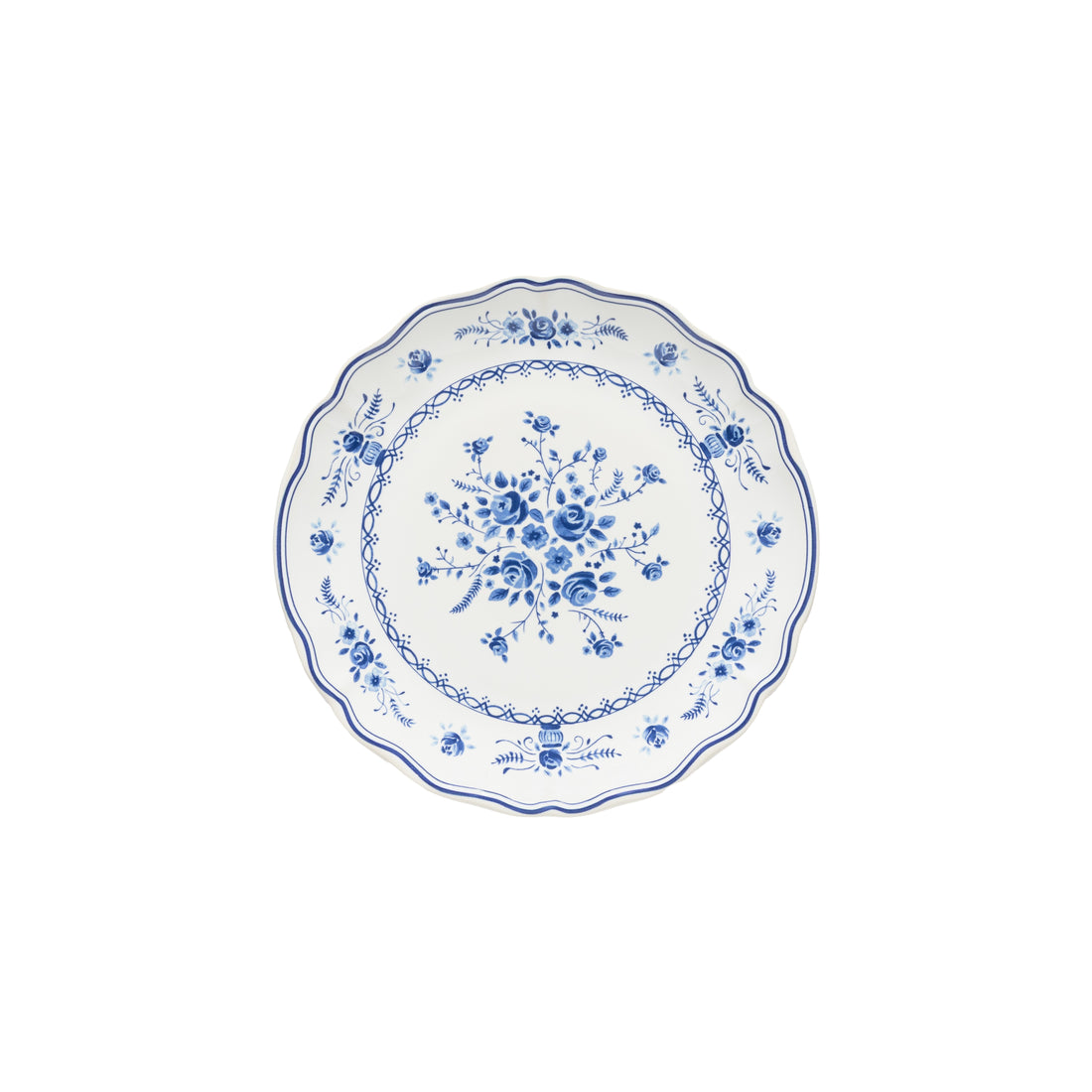Costa Nova Vila Blue And White Floral Salad Plate