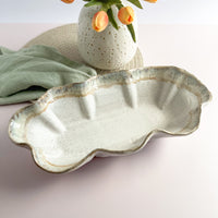 Cottonwood Centerpiece Ruffled Dish