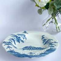Country Estate Blue and White Soup and Pasta Bowl