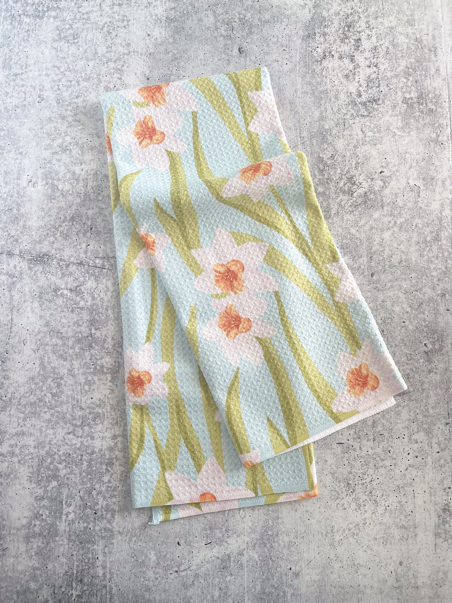 Daffodil Sky Tea Towel