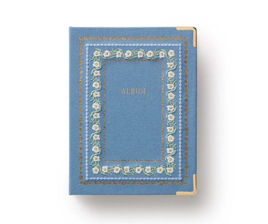 Delphine Small Embroidered Photo Album