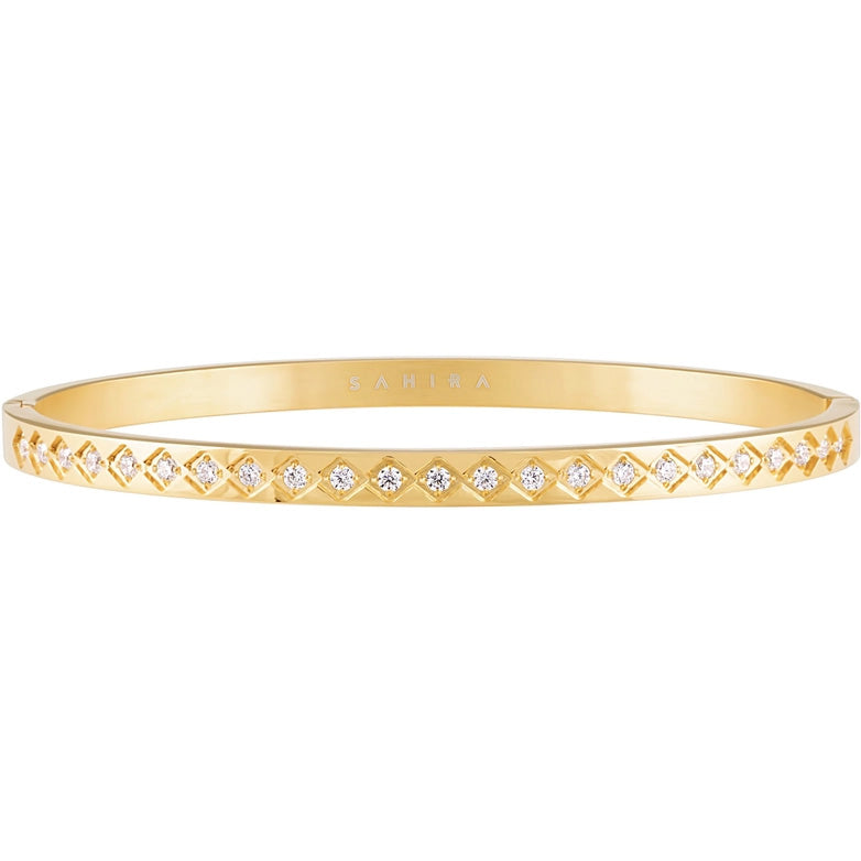 Diamond Cut 18k D Bracelet