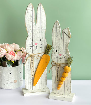Distressed Plank Bunny Sitter