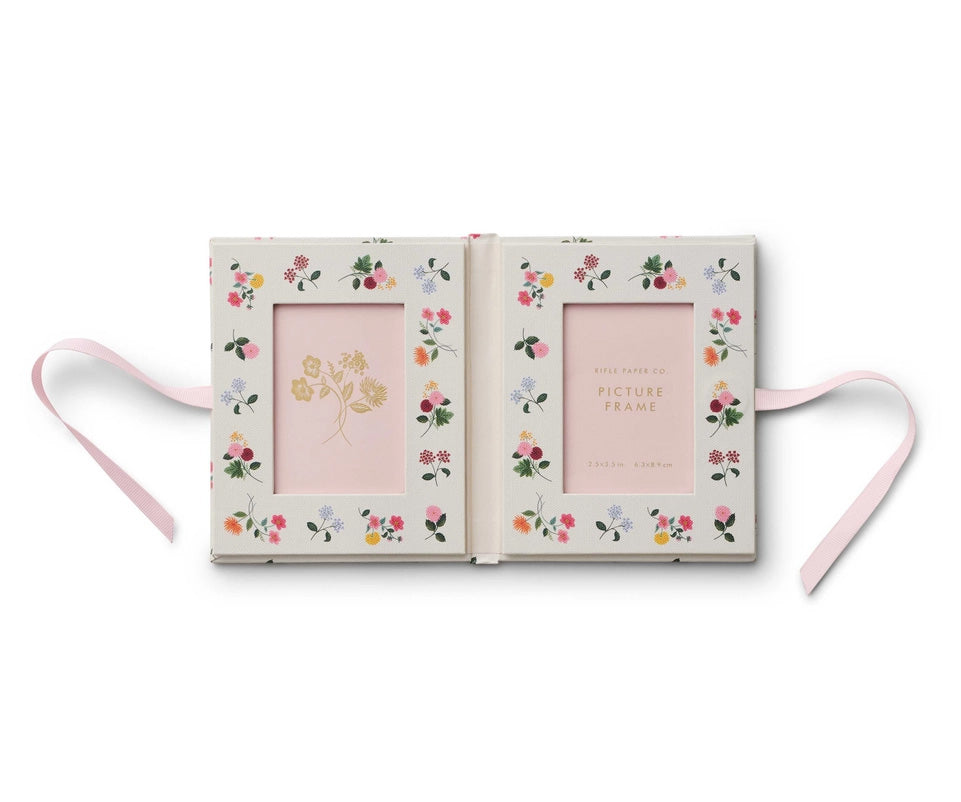 Ditsy Dahlia Paper Wrapped Picture Frame