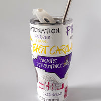 ECU Icon Metal Tumbler