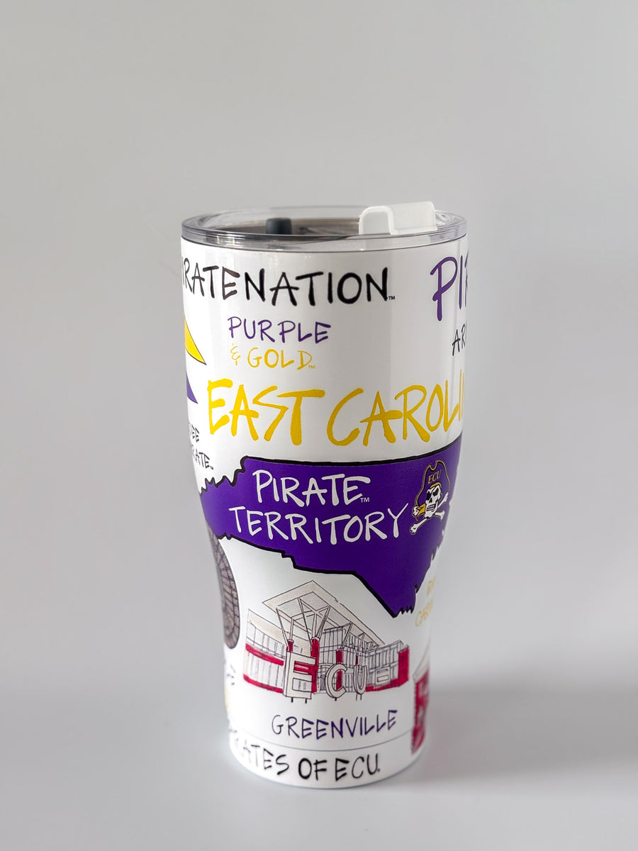 ECU Icon Metal Tumbler