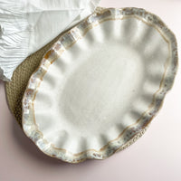 Etta B Cottonwood Fluttered Oval Platter