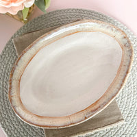 Etta B Cottonwood Small Oval Platter