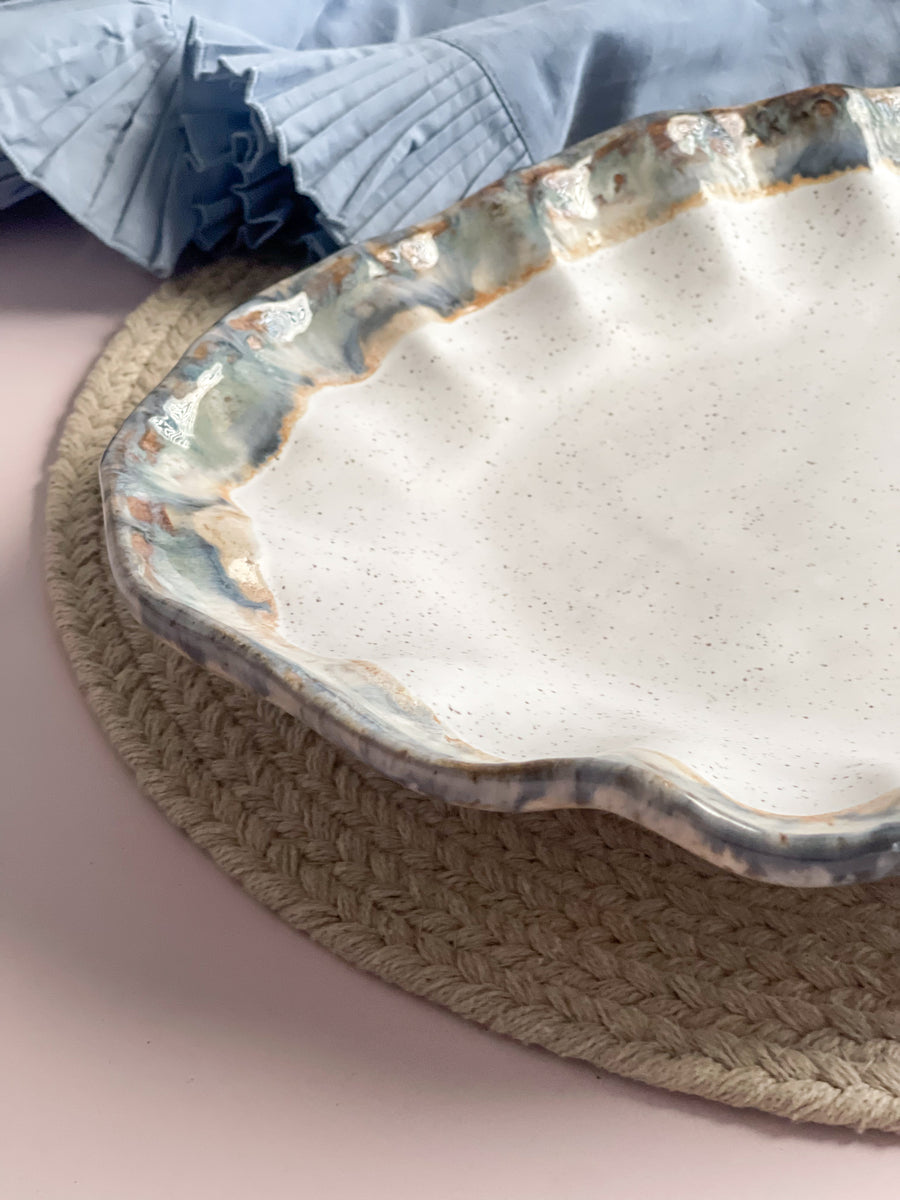 Etta B Magnolia Oval Platter