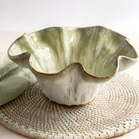 Etta B Matcha Latte Round Fluted Bowl