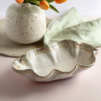 Etta B Pottery Cottonwood Flutter Dish