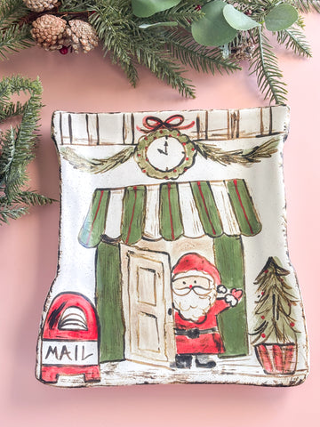 Etta B Pottery Letters To Santa Platter