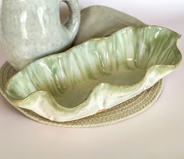 Etta B Pottery Matcha Latte Centerpiece Dish