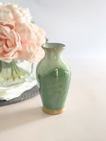 Etta B Pottery Matcha Leaf Bud Vase