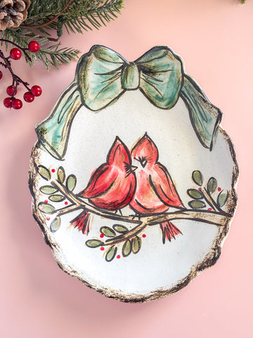 Etta B Pottery Together in Winter Platter
