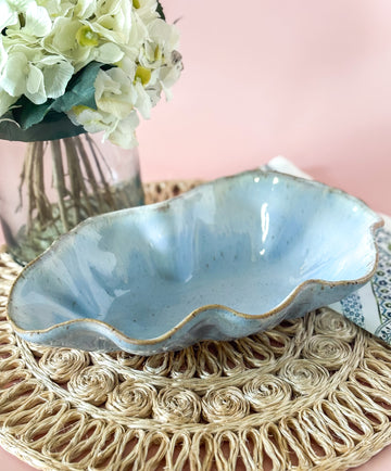 Etta B Pottery Wisteria Flutter Dish