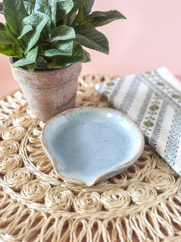 Etta B Pottery Wisteria Round Spoon Rest