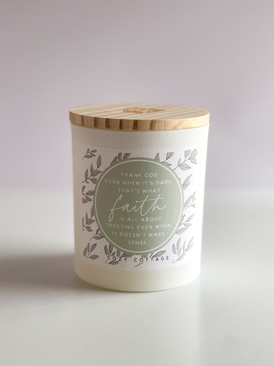 Faith Is Scented Candle