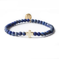 Faith Over Fear Cross Bracelet