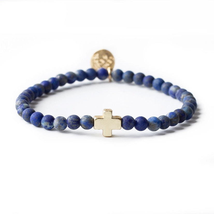 Faith Over Fear Cross Bracelet