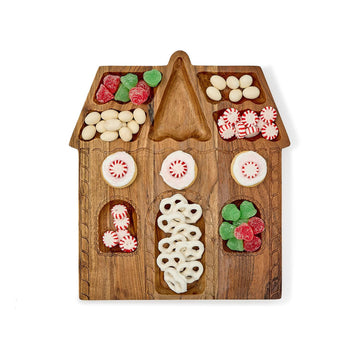 Gingerbread House Serving Board