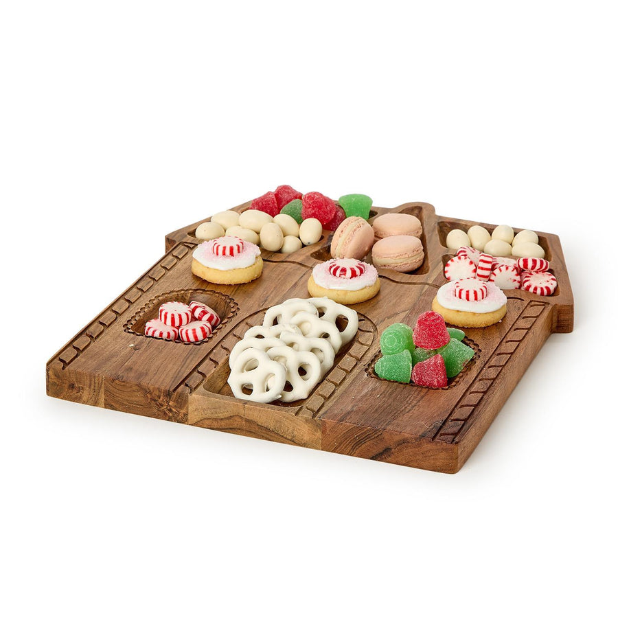 Gingerbread House Serving Board