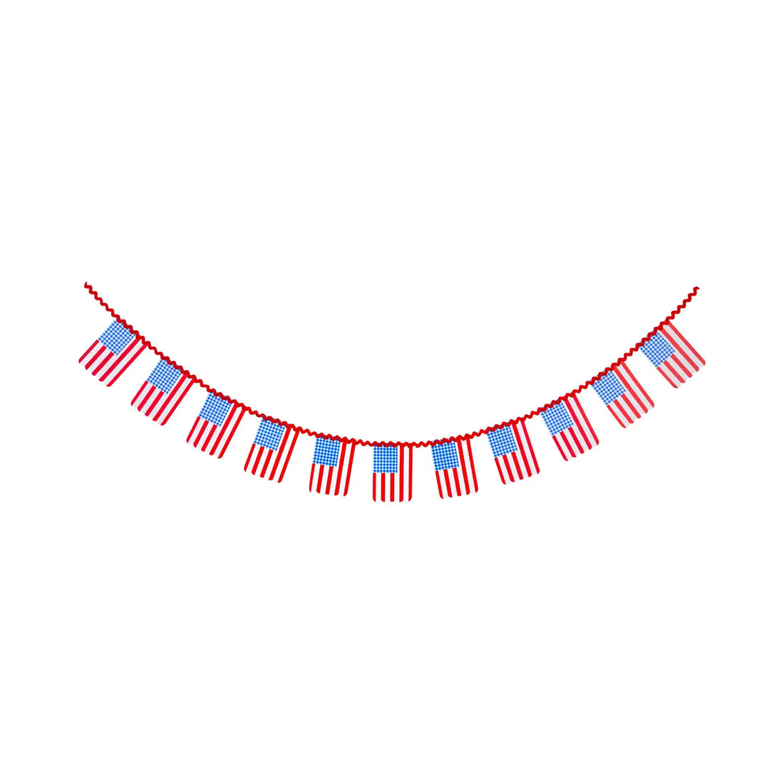 Gingham Flag Banner