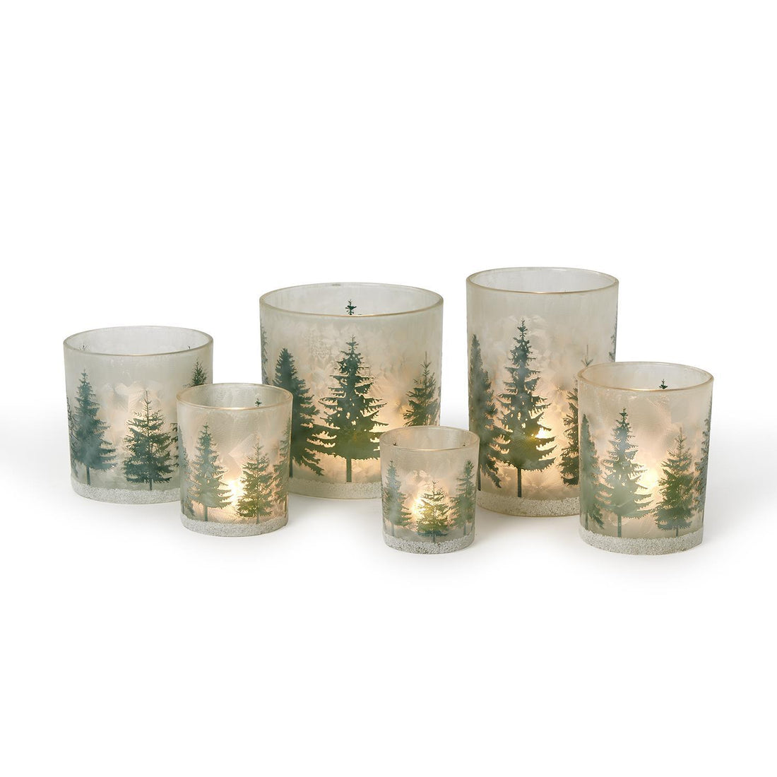 Glass Forest Candleholder
