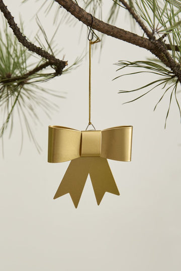 Gold Bow Ornament